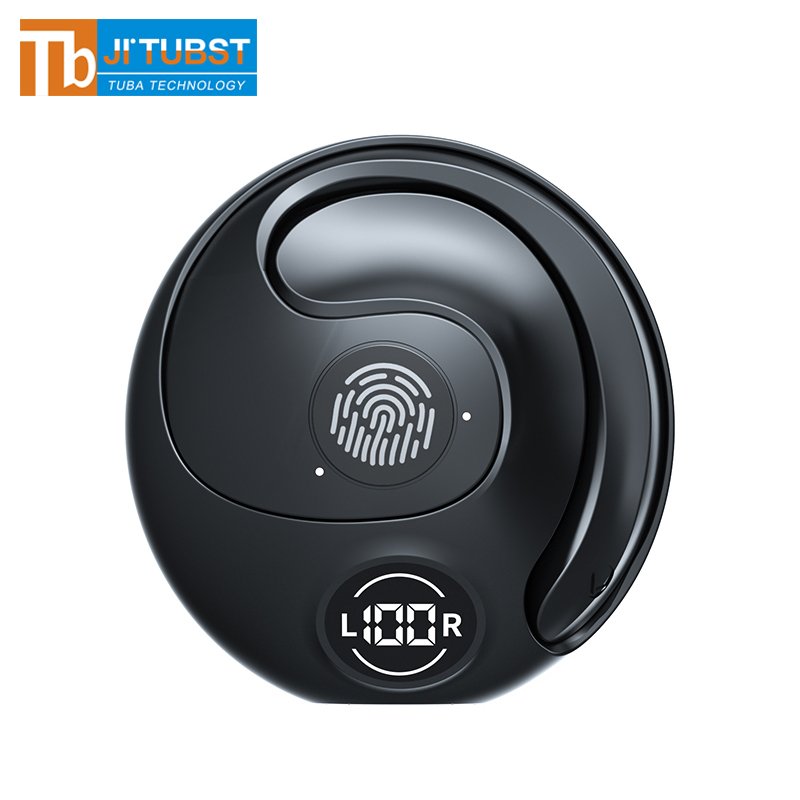 New Arrival JR07 TWS Earbuds BT 5.3 Ear Hook Wireless Earphones Noise Reduction LED Display Gaming Headset Headphones with Mic