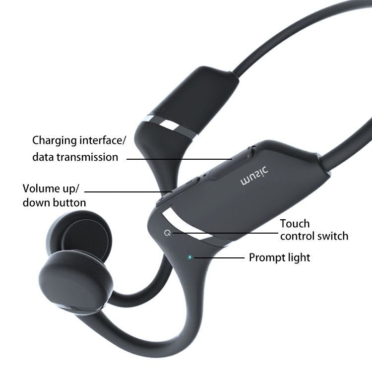 Factory Direct sale new design Rechargeable Bone Conduction Headphone wireless waterproof Earphone