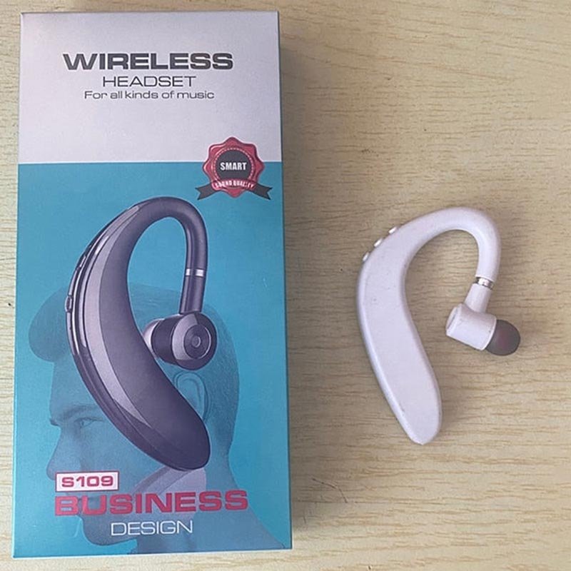 2024 Wireless Earphones Handsfree Business Headset S109 Drive Call Mini Earbud Bluetooth With MIC For Android IOS Smart Phones