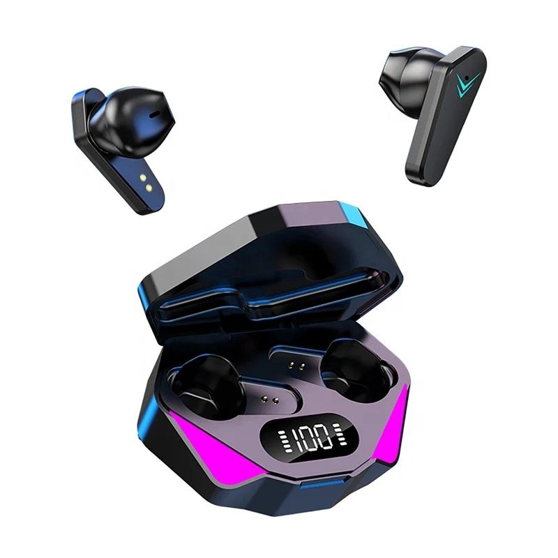 transparent earphone touch earphone headphone headset wireless earbuds headset tws wireless music earphones headphones X15