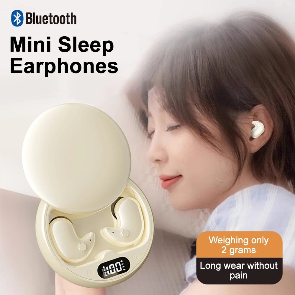 Trending New Product Music Audifonos TWS Earbuds for Apple Headset Noise Cancelling In-ear Headphones Sleep Wireless Earphones