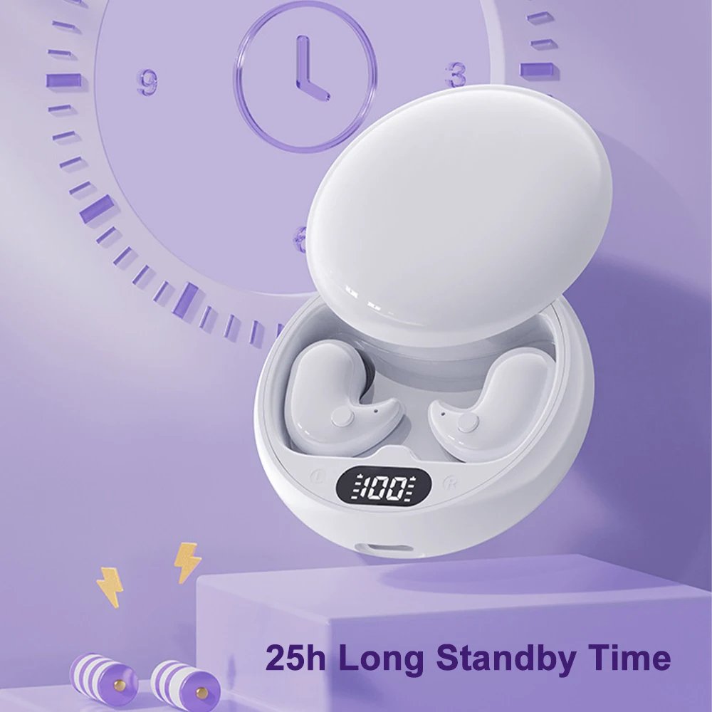 Trending New Product Music Audifonos TWS Earbuds for Apple Headset Noise Cancelling In-ear Headphones Sleep Wireless Earphones