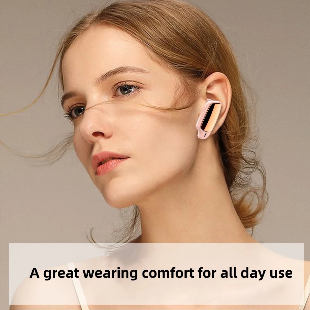 Trending 2025 New Products Reloj Gaming In-ear Headphones ENC Noise Cancelling TWS Headset for Apple Crystal Wireless Earphones