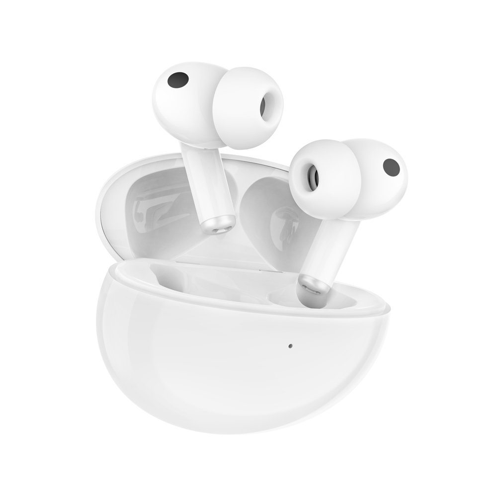 Customized White TWS Deep Bass Earphones with LED Battery Indicator ANC Waterproof In Ear High Quality AIR Series Airoha JL Chat