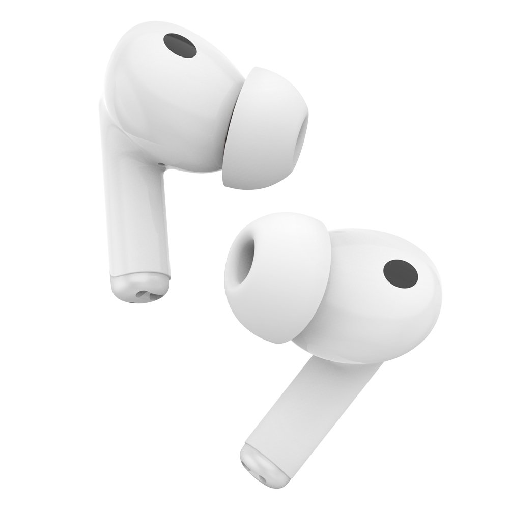 Customized White TWS Deep Bass Earphones with LED Battery Indicator ANC Waterproof In Ear High Quality AIR Series Airoha JL Chat