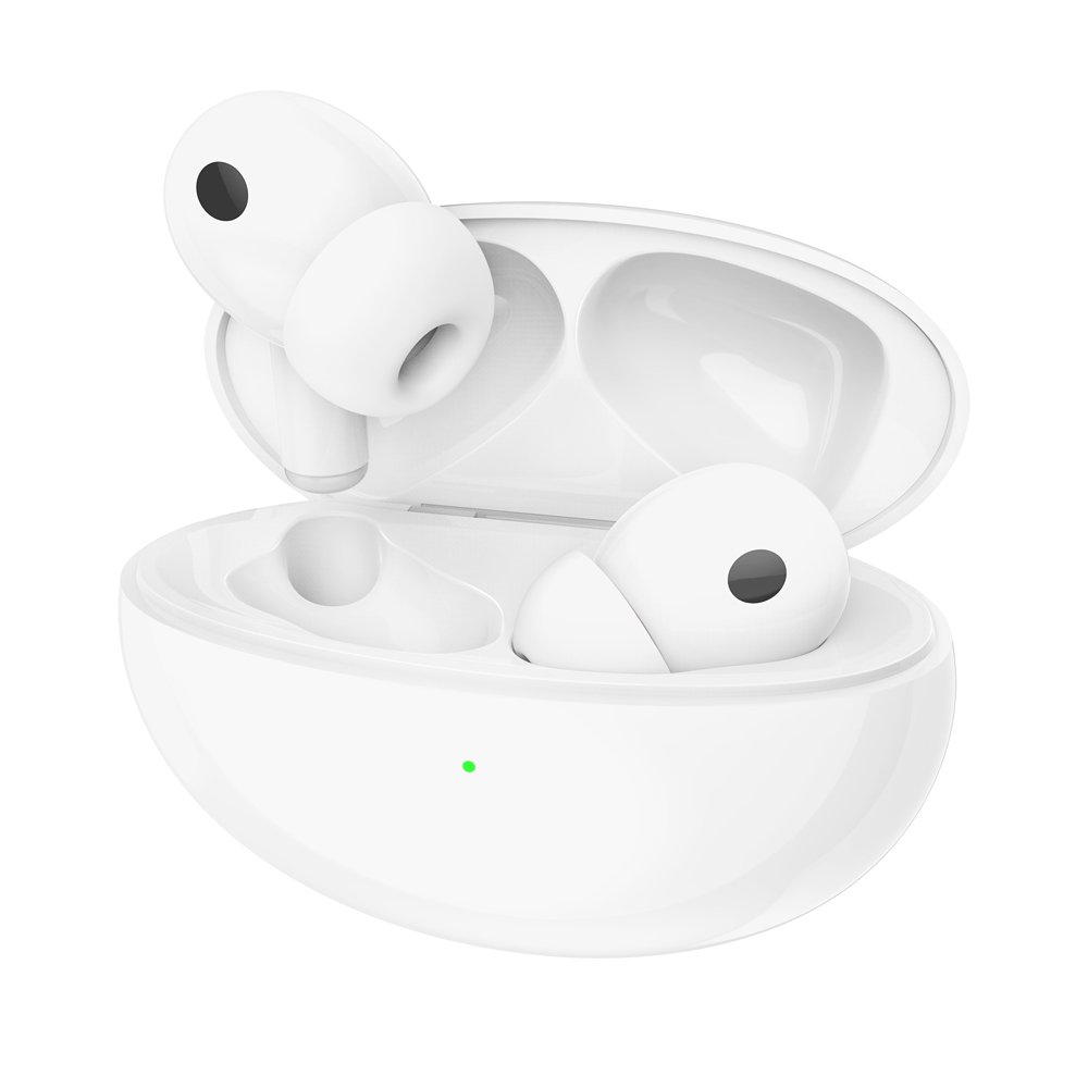 Customized White TWS Deep Bass Earphones with LED Battery Indicator ANC Waterproof In Ear High Quality AIR Series Airoha JL Chat