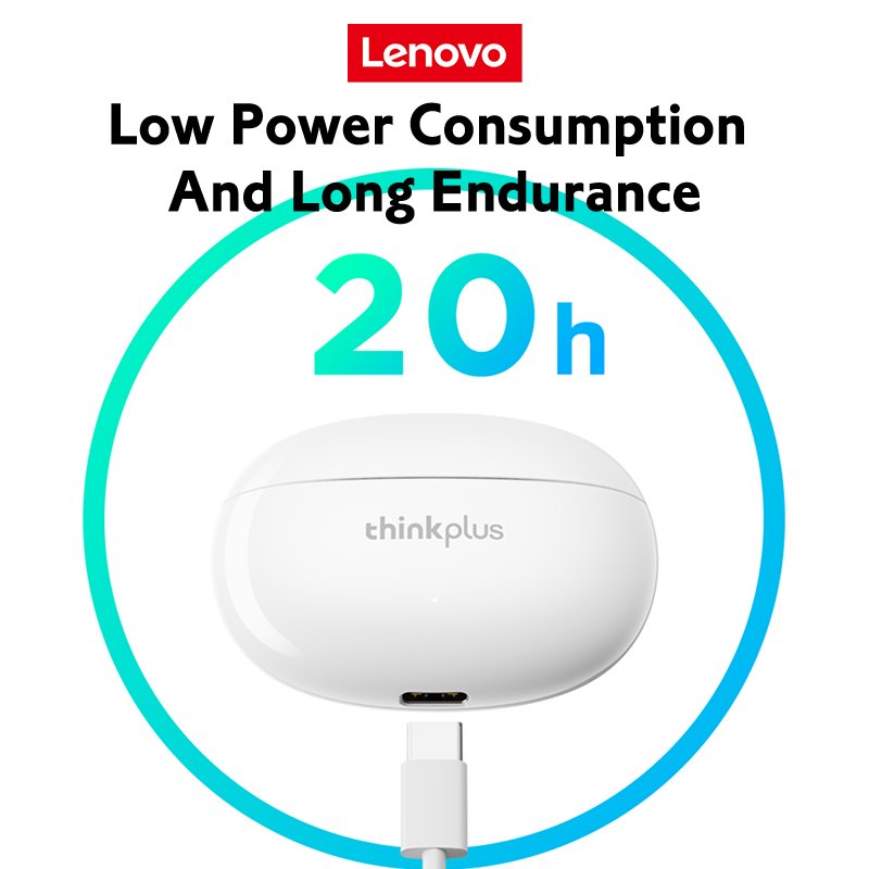 Lenovo XT88 Wireless Headphones With enc noise reduction HD Mic Bluetooth-5.3 Earphones in ear waterproof headphone for sports