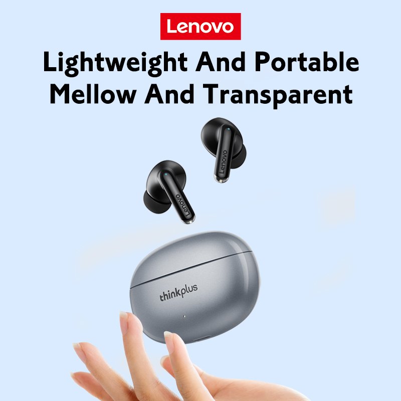 Lenovo XT88 Wireless Headphones With enc noise reduction HD Mic Bluetooth-5.3 Earphones in ear waterproof headphone for sports