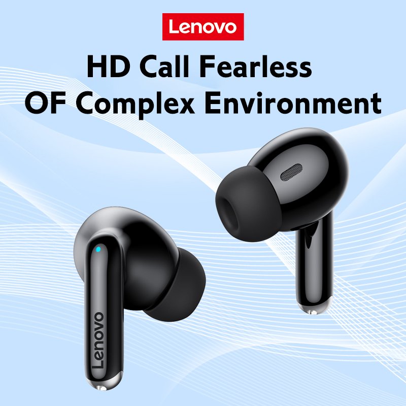 Lenovo XT88 Wireless Headphones With enc noise reduction HD Mic Bluetooth-5.3 Earphones in ear waterproof headphone for sports