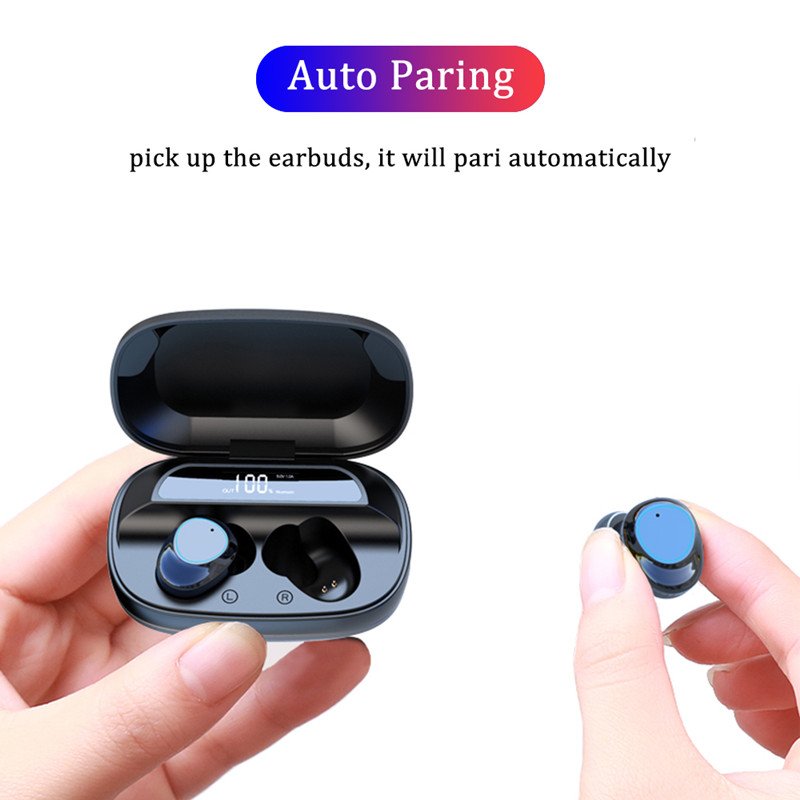 G16 TWS Earphone Wireless IPX7 Waterproof TWS Earbuds HIFI Sound Noise Cancelling Headphones Auriculares With 2000mAh Power Bank