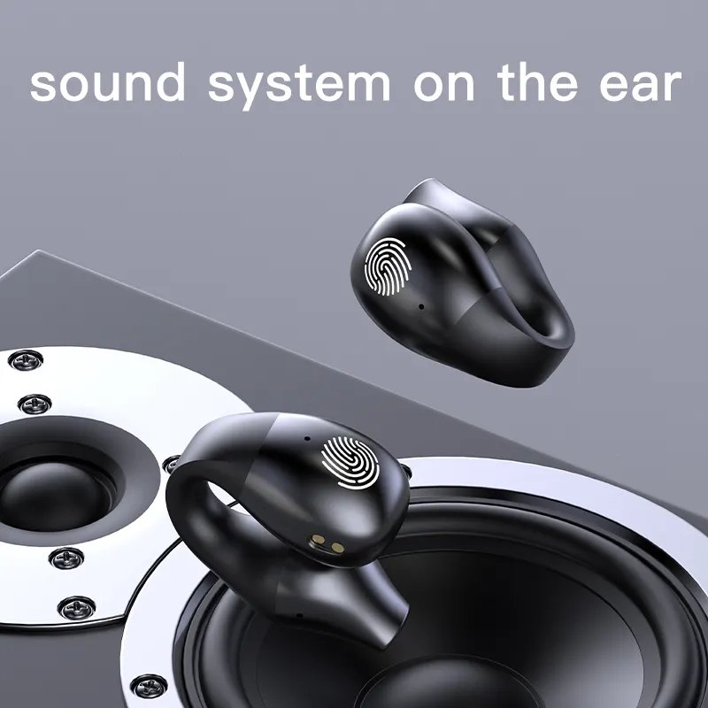 Tws wireless s03 gaming gamer air bone conduction noise cancelling open in ear clip ows earbuds earphones headphones waterproof