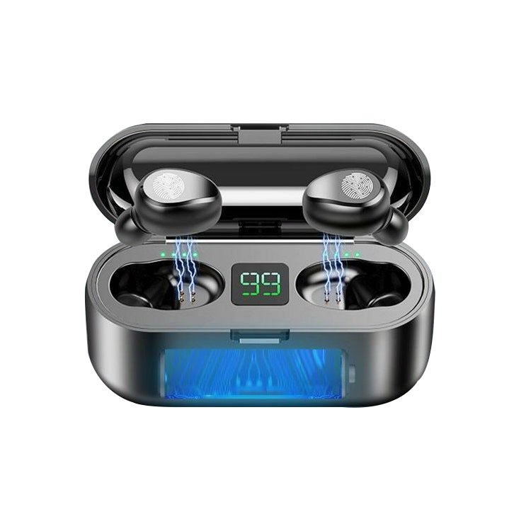 2000mah Power Bank Charging Box Earphones Plug Wireless Cuffie Noise Cancelling Earphones Auriculares Inalambricos Headphones