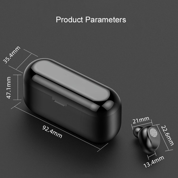 2000mah Power Bank Charging Box Earphones Plug Wireless Cuffie Noise Cancelling Earphones Auriculares Inalambricos Headphones