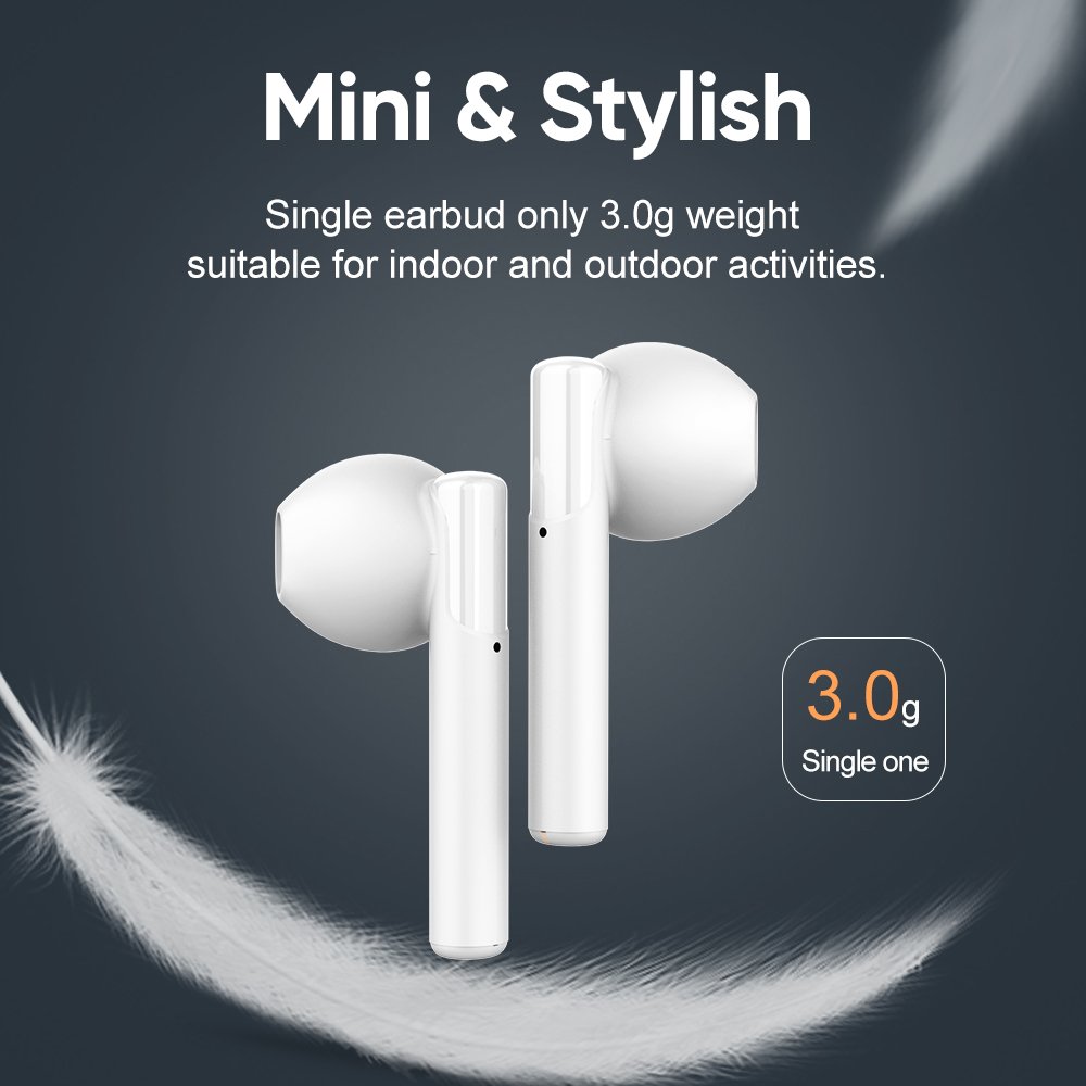 Mini Noise Cancelling Portable wireless earbuds in-ear headphones and earphones BT5.0 Noise Cancelling tws earphones auriculares