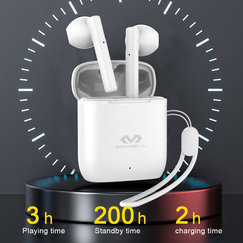 Mini Noise Cancelling Portable wireless earbuds in-ear headphones and earphones BT5.0 Noise Cancelling tws earphones auriculares