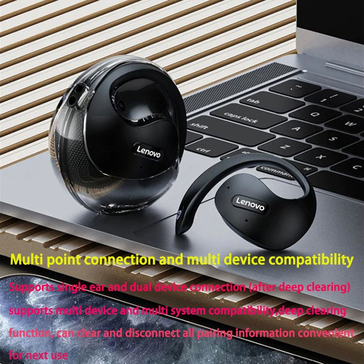 Original Lenovo X15 PRO II Ear hook earbuds bt 5.4 hifi stereo bass Open air conduction Waterproof Sports tws Wireless earphones
