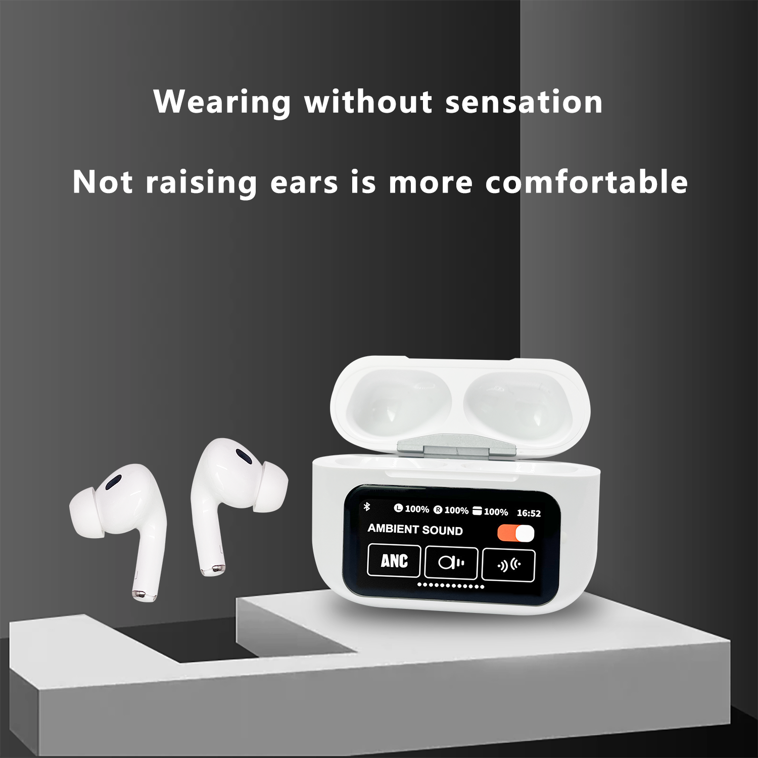 2024 New Auriculares Tws V9 PRO Wireless Earphone ANC Earbuds IPX4 LED Display Touch Screen Waterproof Ecouteur BT5.3 Headphone