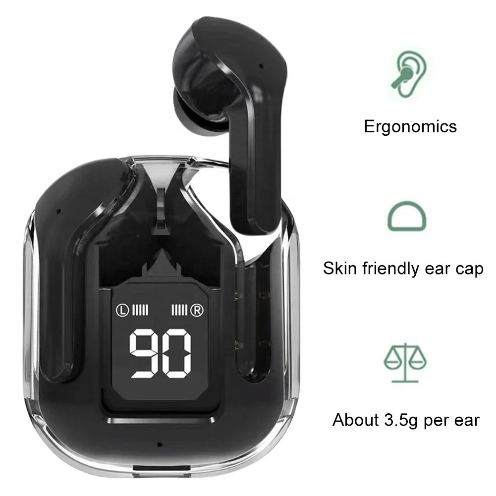 Air 31 Wireless BT 5.3 Headset Sports ENC tws earbuds air31 LED Power Digital Display Stereo Bass Sound in ear Small earphone