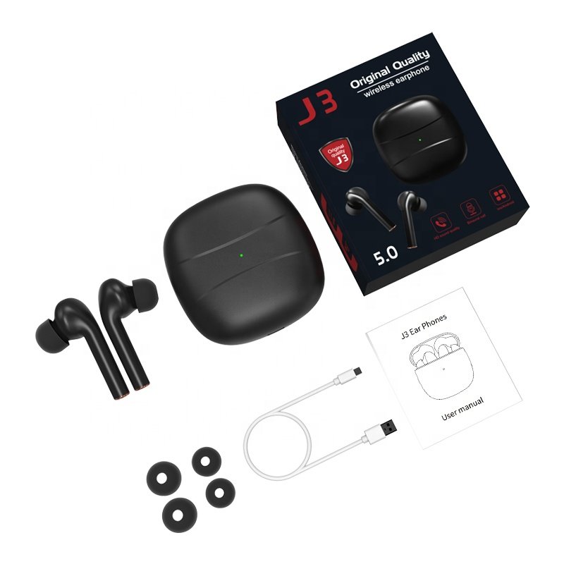 ENC J3 True Wireless Earbuds TWS BT Headphone Noise Cancelling Earphone 6 Hrs Bt Earphone TYPE-C Jl Audio Bt V5.2