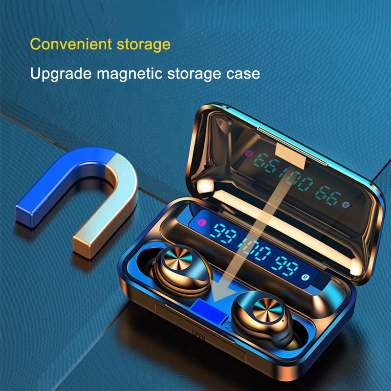 China factory wholesale price f9-5c tws bluetooth earbuds tws auriculares inalambricos f9