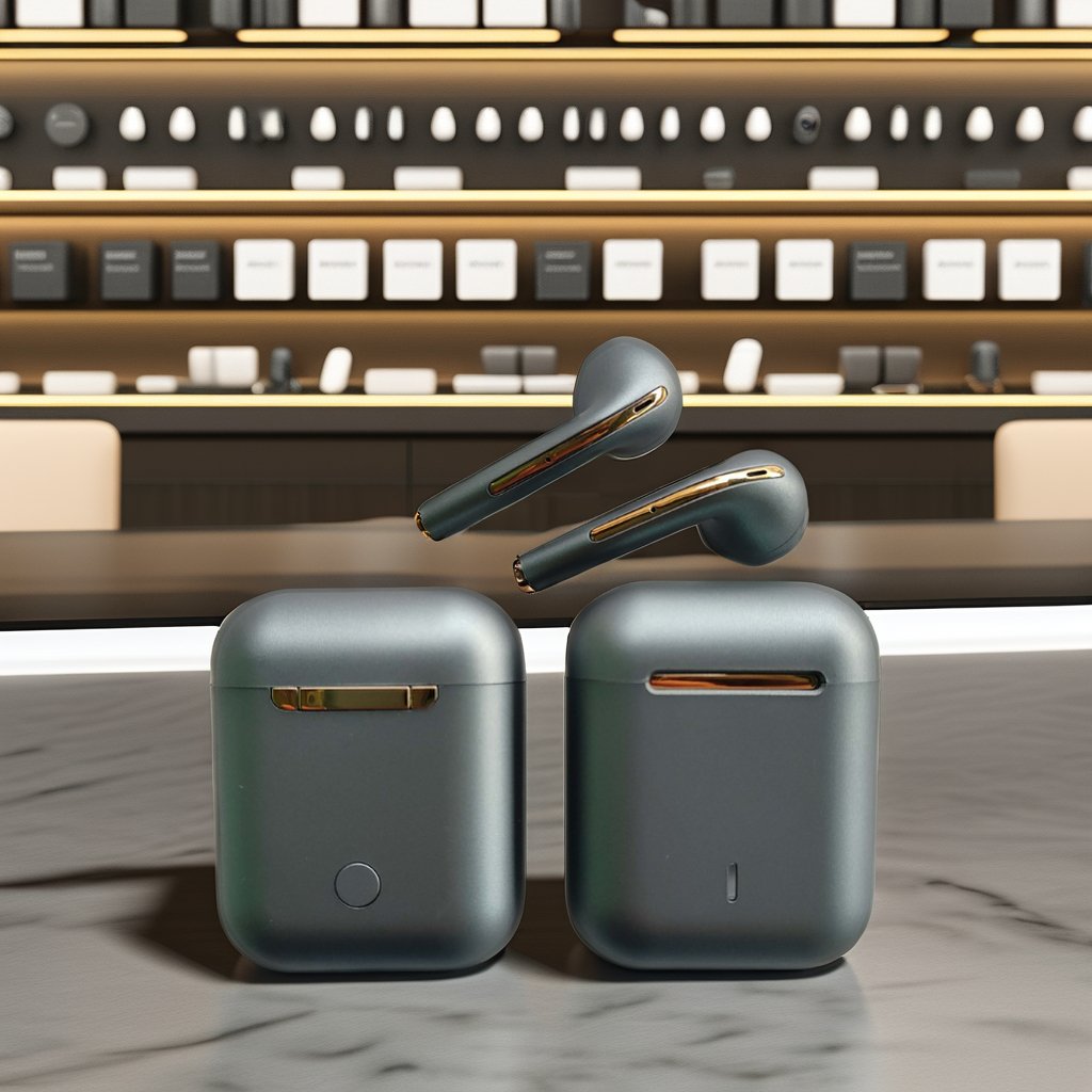 J18 TWS Earphones Mini Waterproof BT Wireless In-Ear Earbuds Battery Indicator Semi-In-Ear Form Wireless Headphones For Children