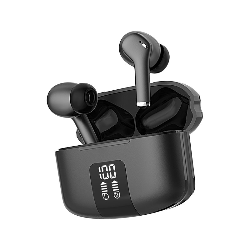 Hot Wholesale Touch Control Dual Mic ENC Noise Cancelling TWS Earphone In Ear Digital Battery Display Wireless Earbuds