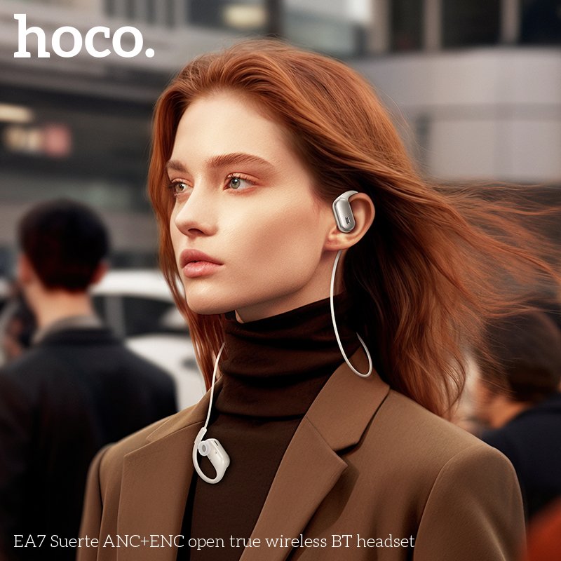 HOCO EA7 ANC+ENC Open true wireless headset Noise Reduction Bluetooth earbuds Sport stereo earphones for apple Android phone