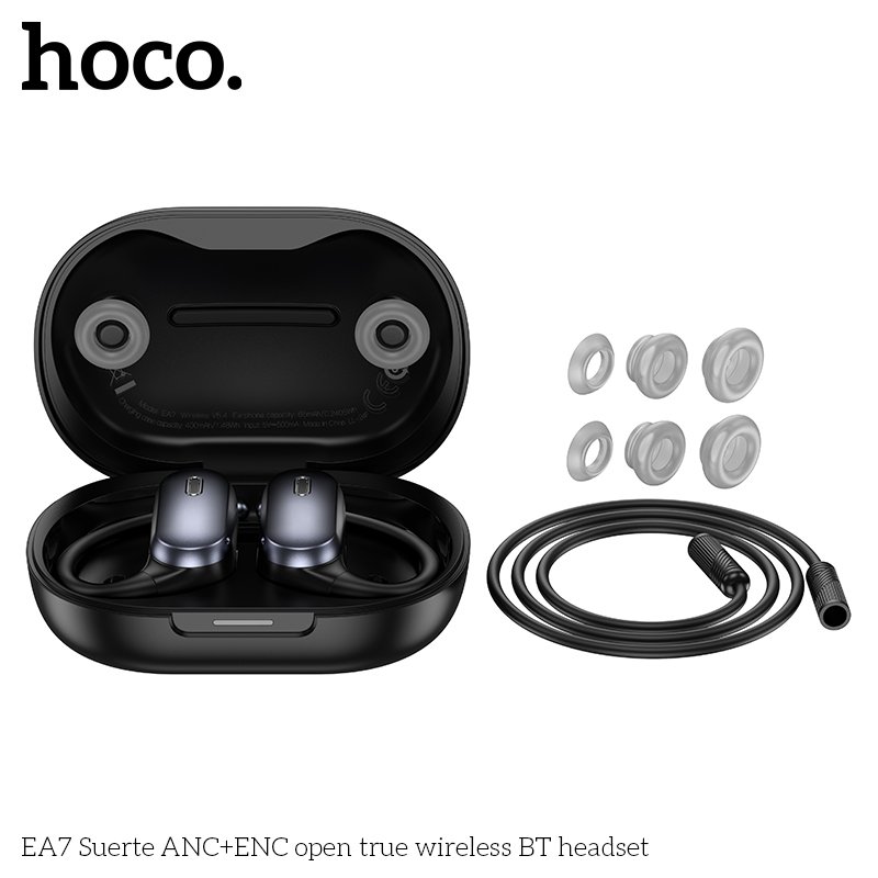 HOCO EA7 ANC+ENC Open true wireless headset Noise Reduction Bluetooth earbuds Sport stereo earphones for apple Android phone