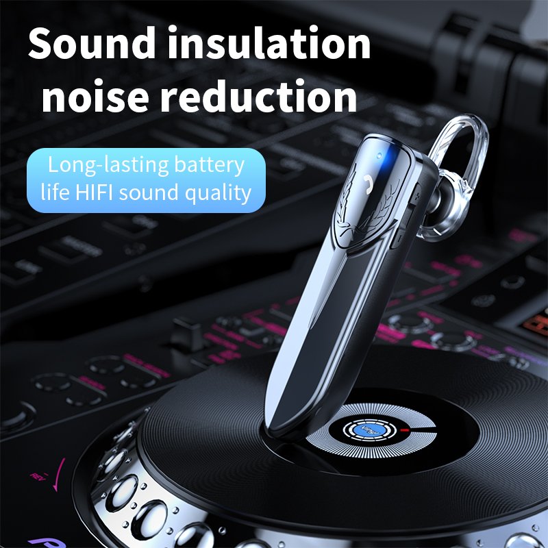 Business Noise Cancelling TWS Earphones & Headphones Reloj Single Ear Clip Wireless Stereo Earbuds