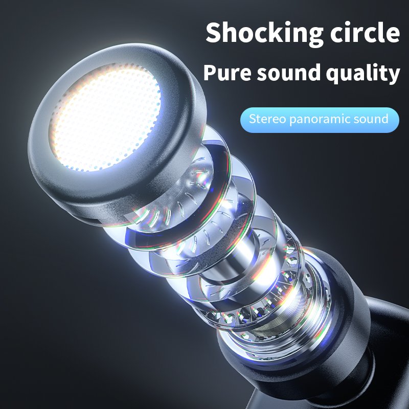 Business Noise Cancelling TWS Earphones & Headphones Reloj Single Ear Clip Wireless Stereo Earbuds