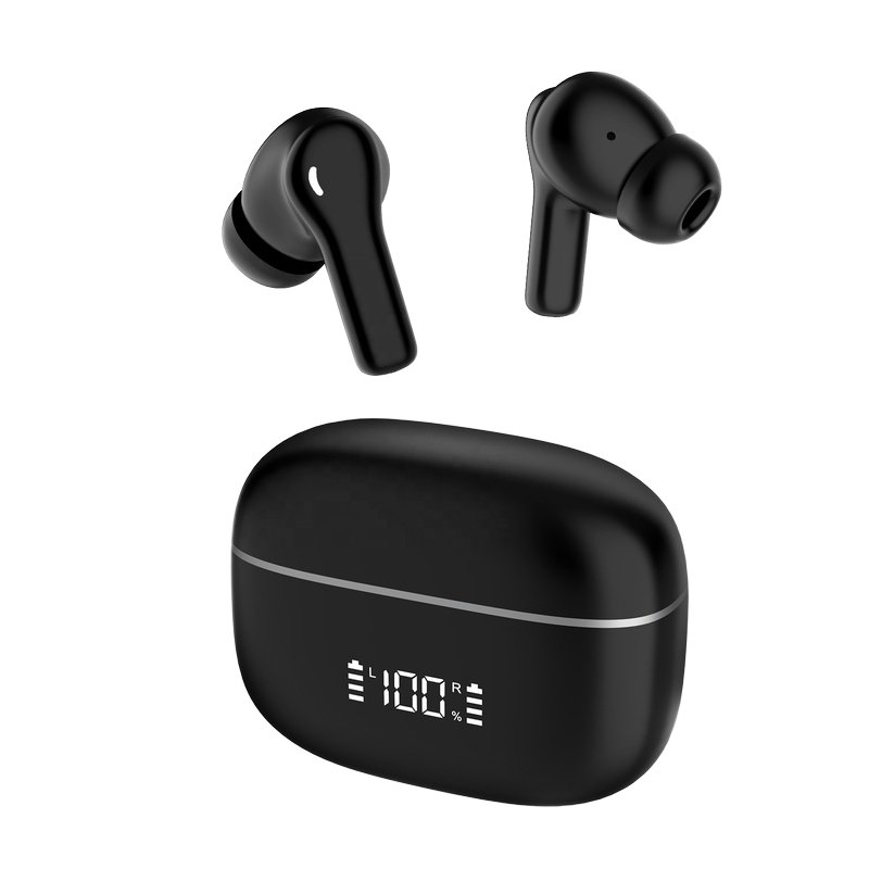 High Quality M16 ANC TWS Earphones 6-Mic HD voice Calling Headset BT5.4 Active Noise Cancelling Earbuds LED Waterproof Sports