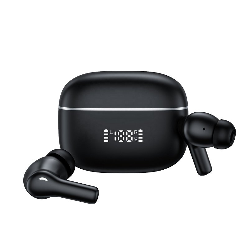 High Quality M16 ANC TWS Earphones 6-Mic HD voice Calling Headset BT5.4 Active Noise Cancelling Earbuds LED Waterproof Sports