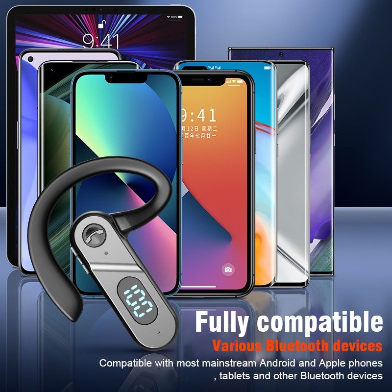2023 V28 waterproof swimming training headphone sweatproof bass gaming noise cancelling bone conduction hanging earphones