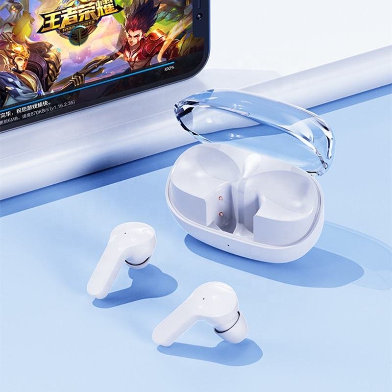 TM30 New Transparent Wireless BT Headphones TWS In-Ear Touch Sports Earbuds with Mic HIFI Stereo Headset fone de ouvido