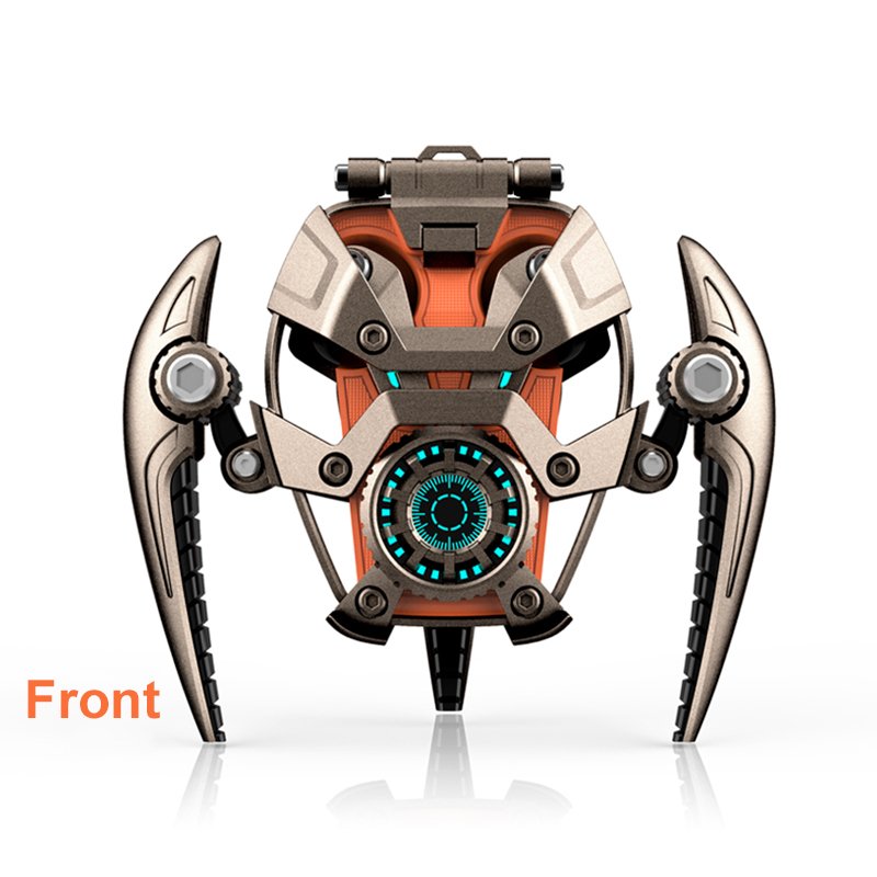 CD-3 Mecha Wireless TWS Gaming Earbud with Magnetic Charging Case Bracket, Dual Mic ENC Noise Reduction and Cool Display Light
