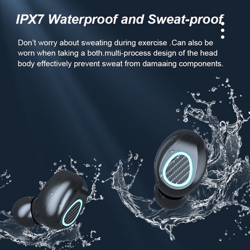 Drop Shipping R15 TWS Wireless Earphone 5.1 Sport Gaming Earbuds Headset LED Display Headphone F9 5C Noise cancelling Earphones