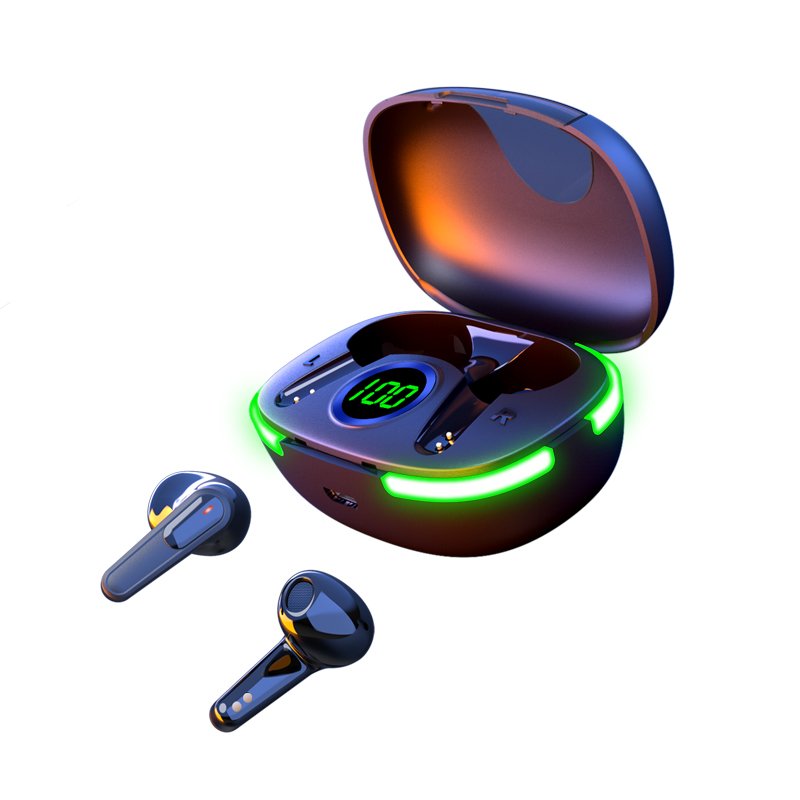 Direct selling TWS binaural call headphone Digital battery display Touch function Low power breathing light headphone
