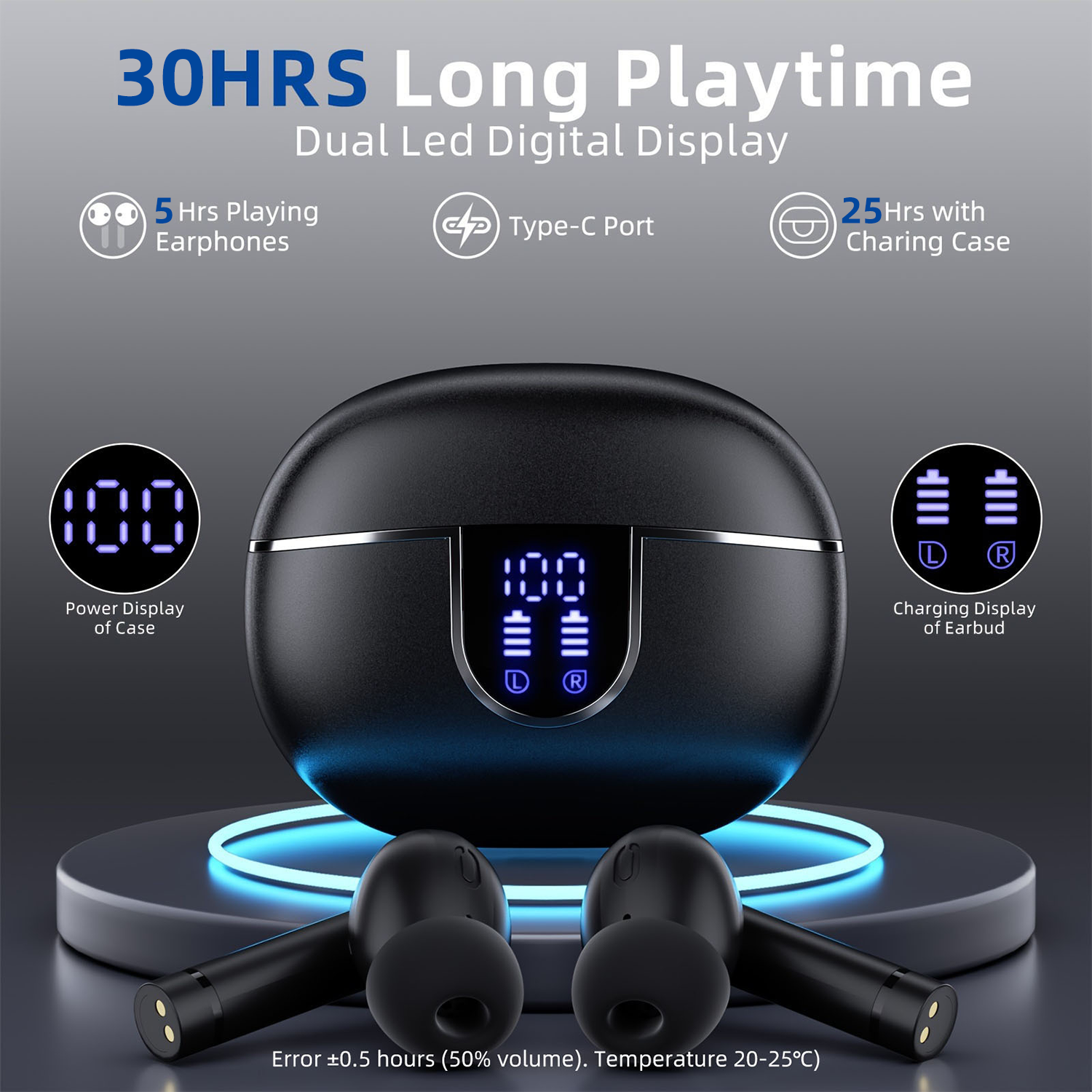 2024 New TWS Wireless Headphones Stereo Bass Sound Sports Gaming Earphone BT Earbuds Wireless Ear buds Earphones with Mic