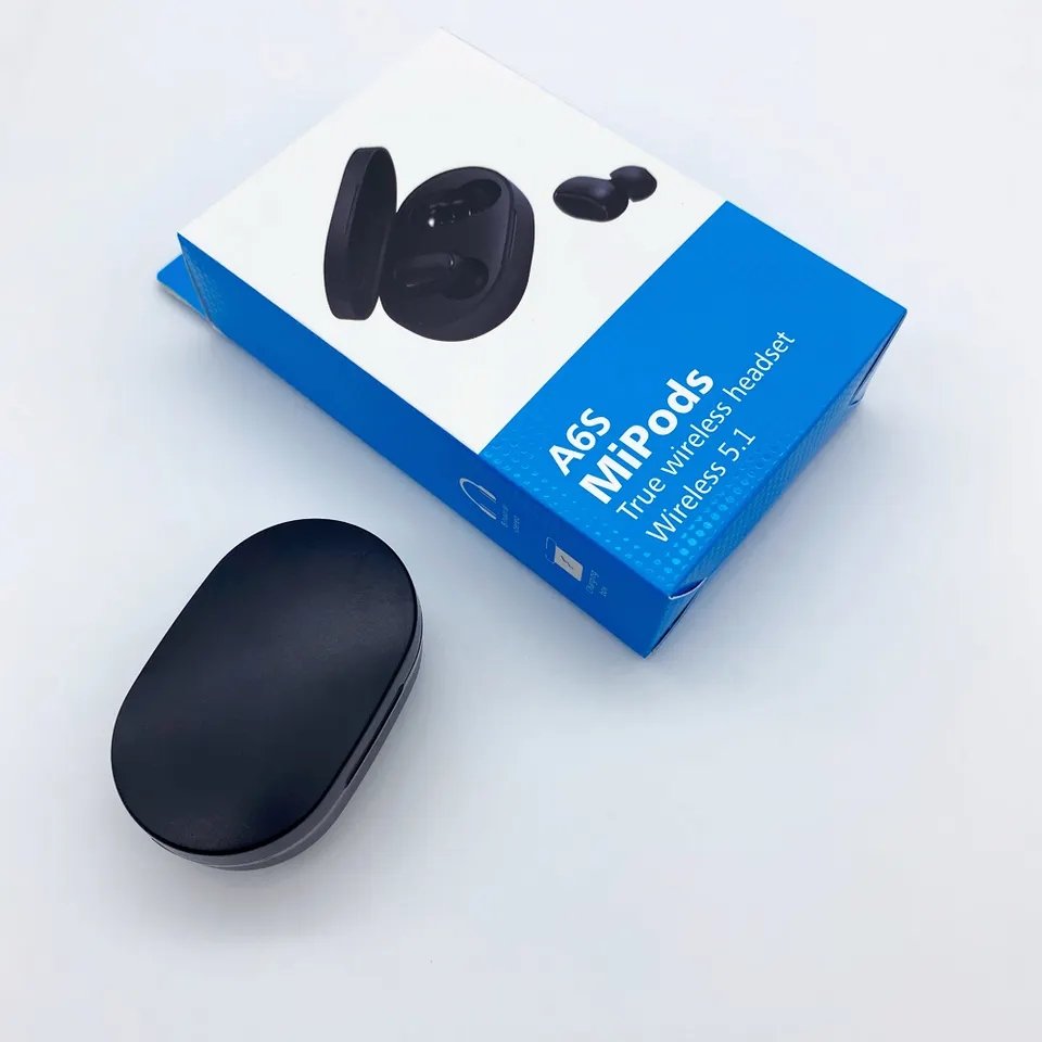 Cheapest high quality A6S tws earbuds wireless earphone noise cancelling mic headphones waterproof mini sports earbuds