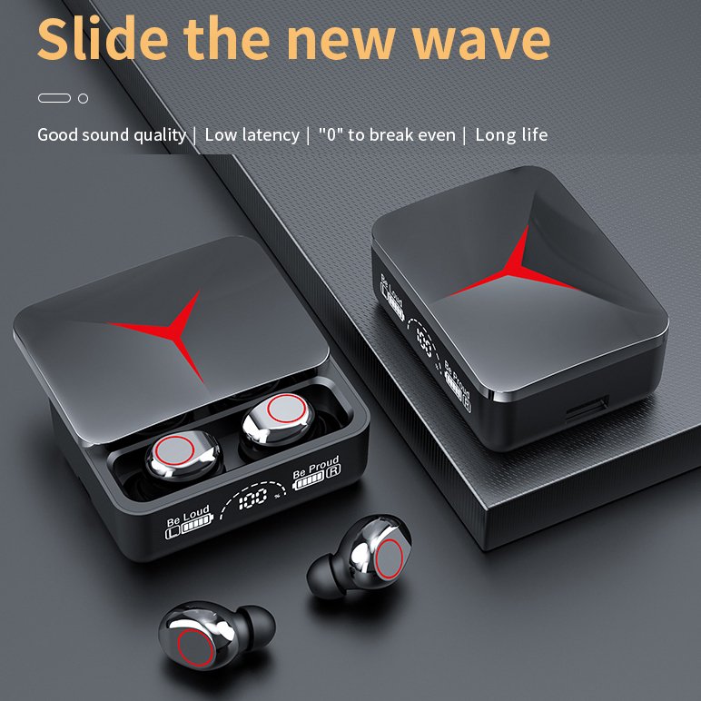 M10 In Ear Type C ENC Noise Cancelling Audifonos M90 Pro M90pro Tws Wireless Earbuds Earphone True Stereo Led Power Bank Display