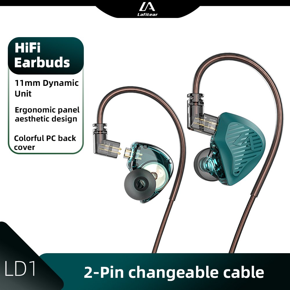 Lafitear Best Quality LD1 1DD Earbuds Wireless Noise Cancelling Audifonos Inalambricos 2023 Gaming TWS Earphone Headphone