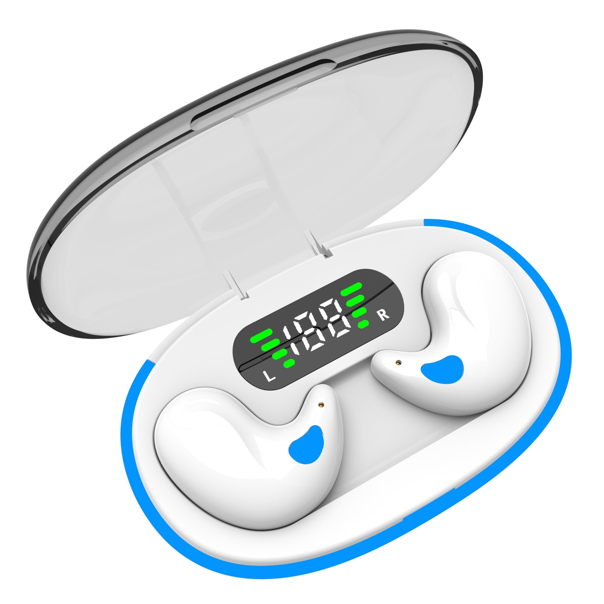 Free Sample 2023 Newest Design X55 In-ear Wireless Earphones Invisible Mini Sleep Earbuds Gaming Headset