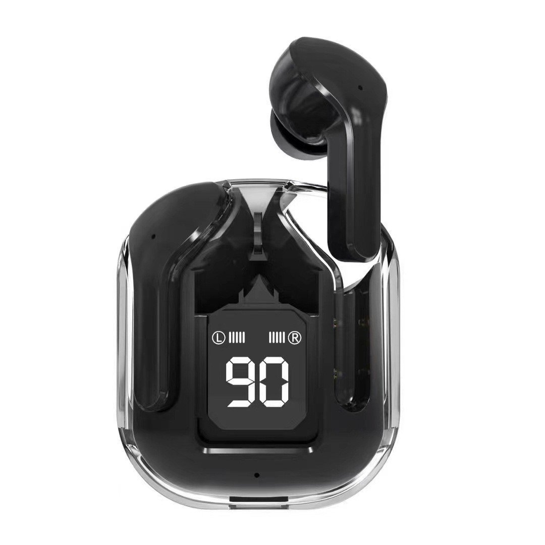 Wholesale Air31 T8 In-Ear Wireless Earbuds Transparent Crystal TWS Waterproof Noise Cancelling Gaming BT3.0