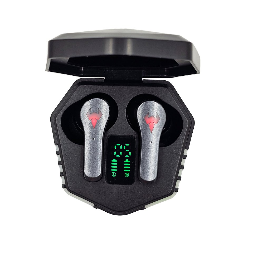 N35 Factory Price Wireless Earphones with LED Lighting Noise Cancelling TWS Airbuds Headphones for Music & Gaming