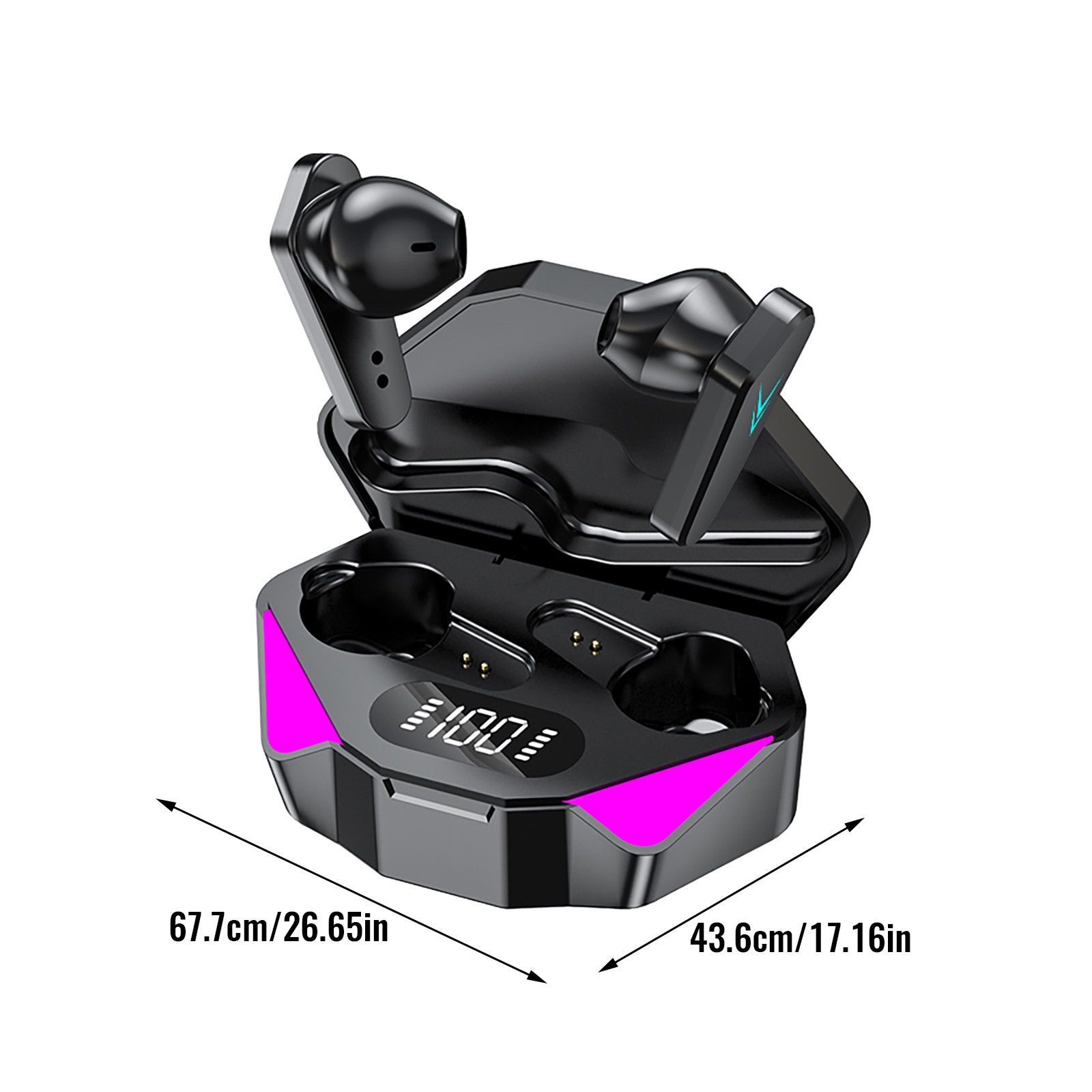 Super Heavy Bass Gaming Wireless Earphones X15 Earphone Earbuds With Large Capacity Power Bank For All Smart Phones