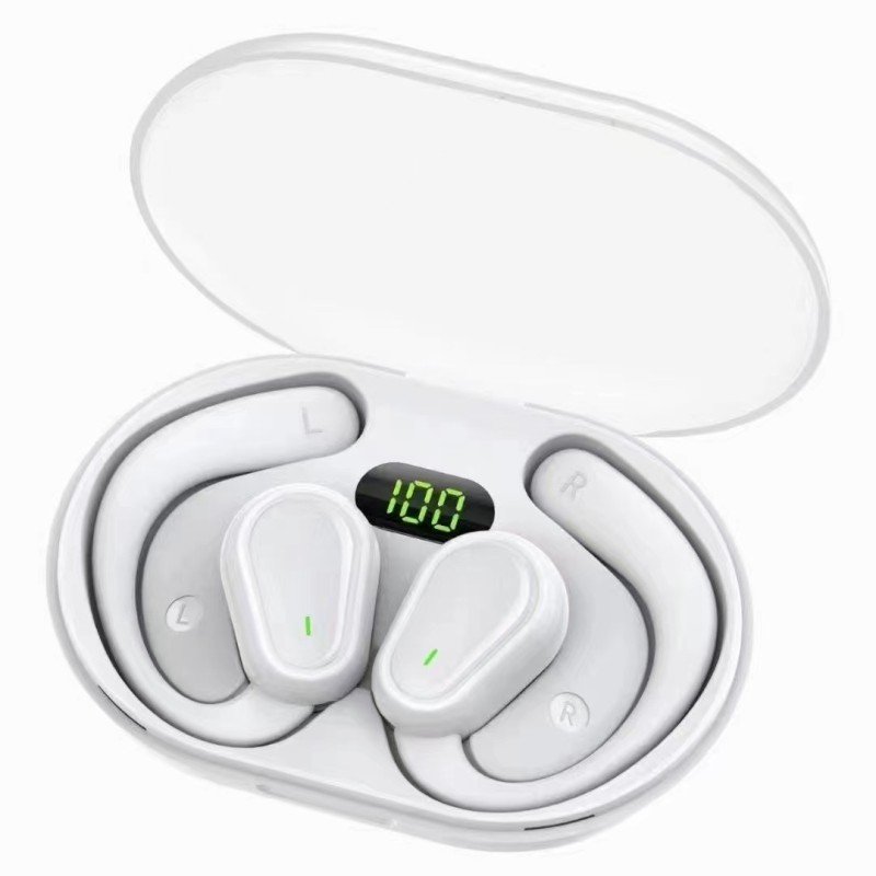 2024 Gaming Noise Cancelling D88 Wireless Tws Waterproof Sport Ear Hook Earbuds Smart Touch On-ear Earphones