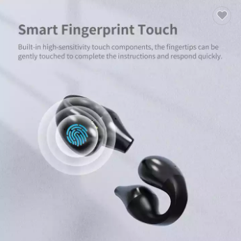 Amazon Hot Selling Wireless Earphones Touch Power Digital Display HIFI Noise Reduce TWS IPX5 Painless Earbuds Bone Conduction