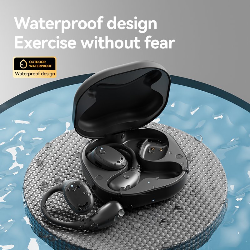 earbuds wireless Digital Display Battery Indicator JL Chipset Air Conduction Power Comfortable ear clip headphones
