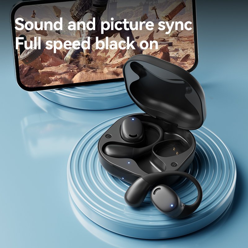 earbuds wireless Digital Display Battery Indicator JL Chipset Air Conduction Power Comfortable ear clip headphones