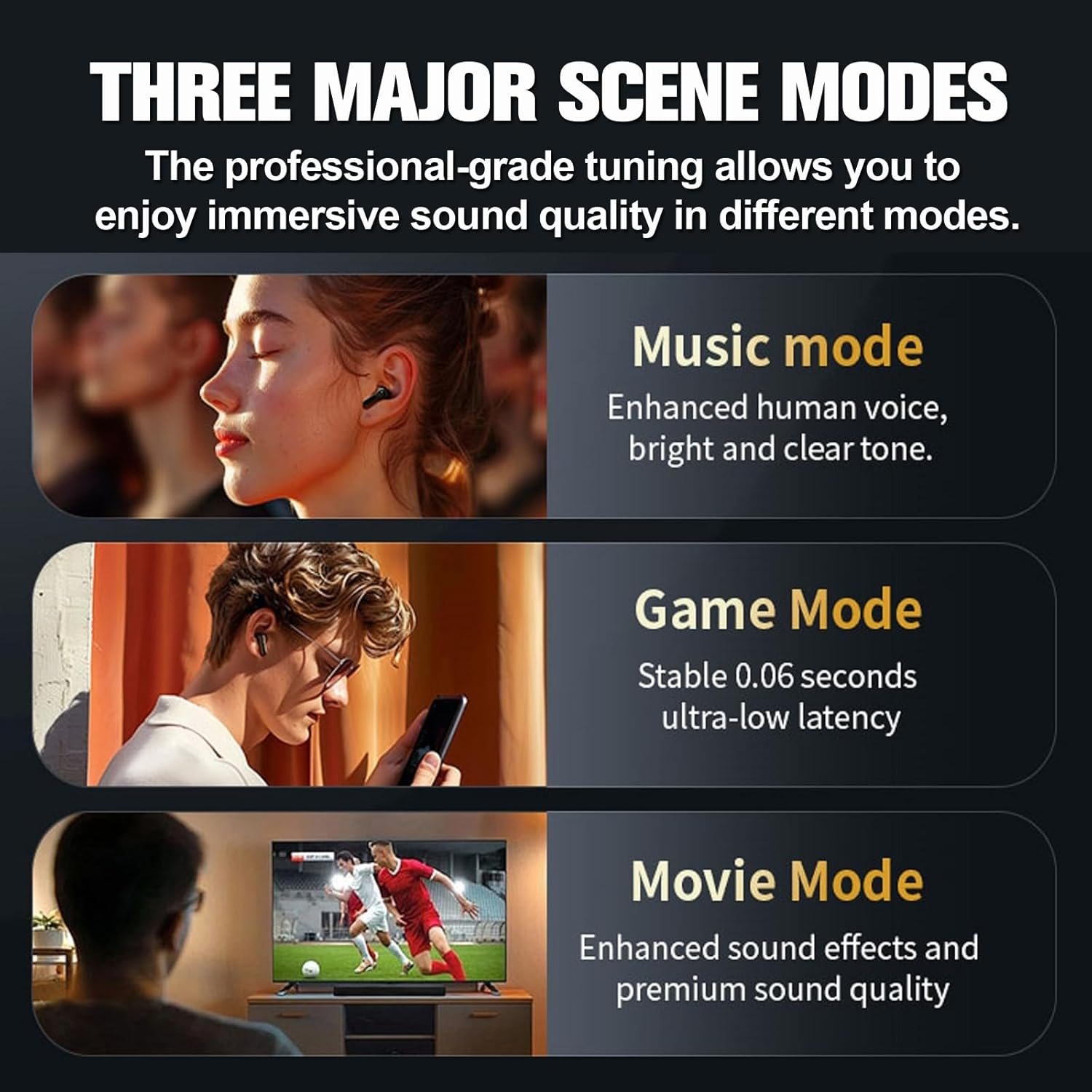 LX30 ANC Touch Screen Active Noise Cancelling Earbuds Wireless 5.4 Earphones In Ear Sports Headphones ENC TWS